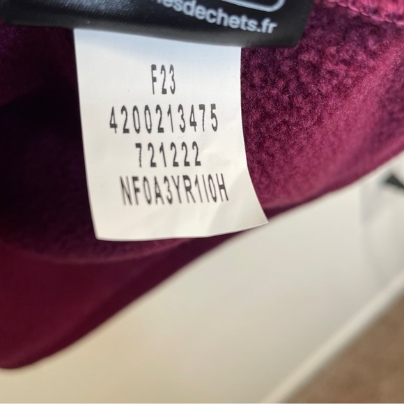 The North Face Mens Textured Cap Rock 1/4 Zip Pullover Boysenberry Size XXL - Picture 11 of 11